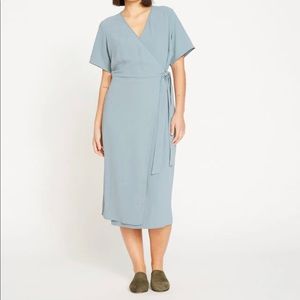 Airy Crepe Wrap Dress by Universal Standard in US size L (equal to 22/24)